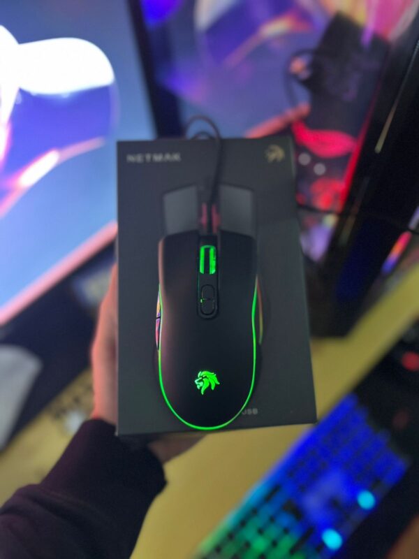 Mouse Gamer USB con 7 botones Luz LED RGB NETMAK: imagen 2