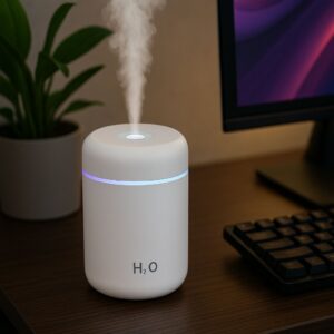 Humidificador Ultrasónico Difusor Aromatizador Luz Rgb H20