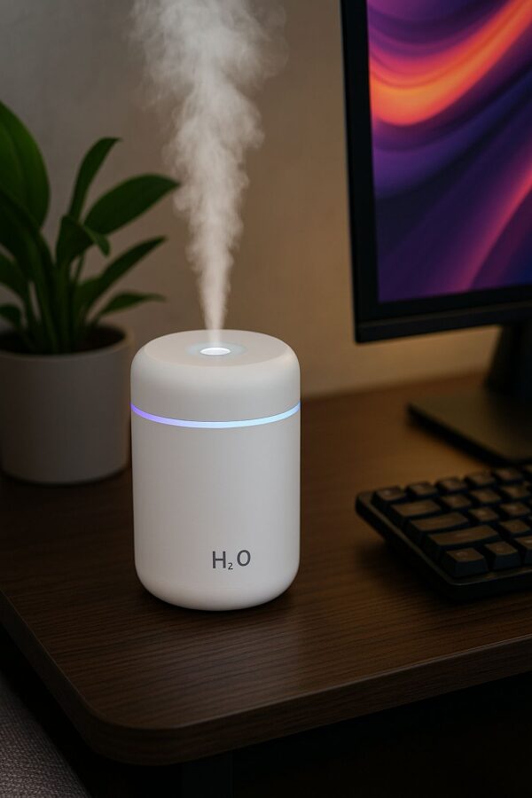 Humidificador Ultrasónico Difusor Aromatizador Luz Rgb H20: imagen 1