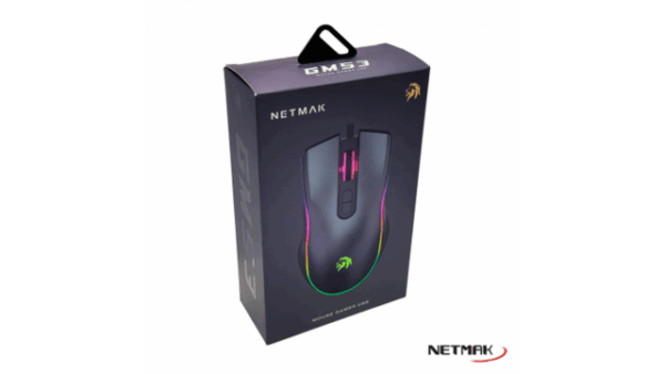 Mouse Gamer USB con 7 botones Luz LED RGB NETMAK: imagen 3