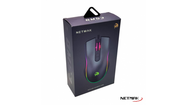 Mouse Gamer USB con 7 botones Luz LED RGB NETMAK: imagen 3