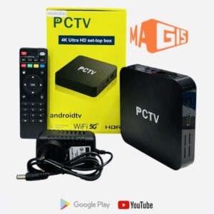 PCTV Android TV Box 4K Ultra HD Android 13.0 64+512 WIFI2.4G/5G
