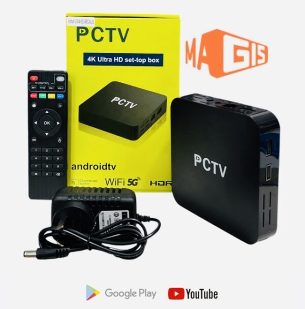 PCTV Android TV Box 4K Ultra HD Android 13.0 64+512 WIFI2.4G/5G: imagen 1
