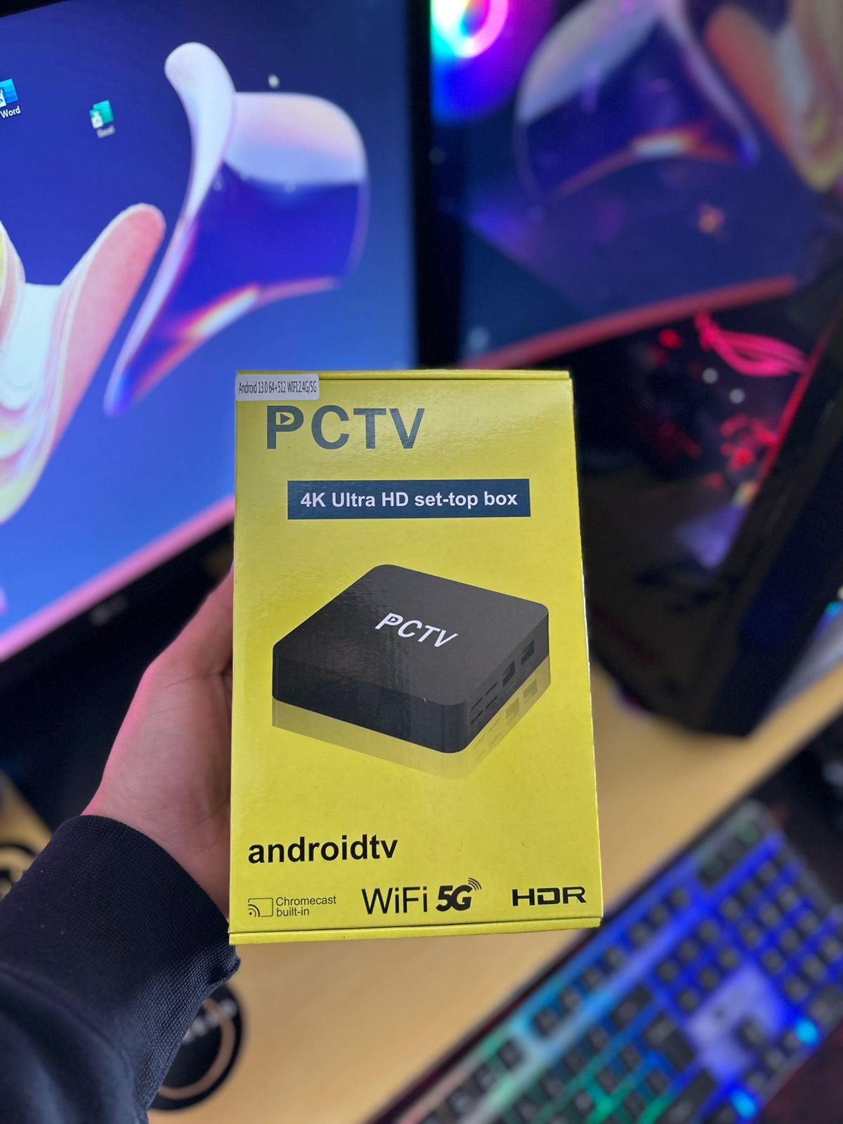 PCTV Android TV Box 4K Ultra HD Android 13.0 64+512 WIFI2.4G/5G: imagen 2